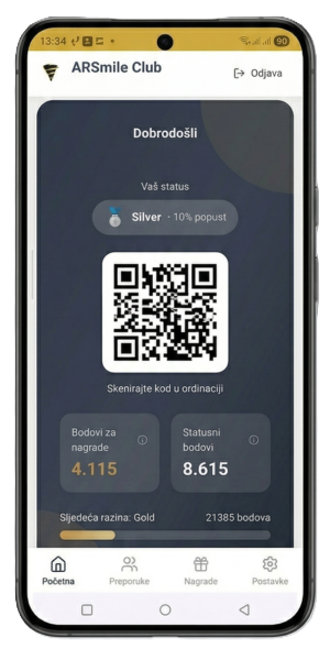 Izrada mobilnih aplikacija - prikaz sučelja mobilne aplikacije